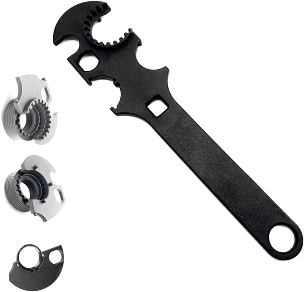 Generic Lock Spanner Wrench for Removal and Installation Combo with Three-Hook End. LOUR-697