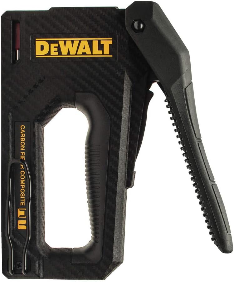 DEWALT Staple Gun. Carbon Fiber Body. 2-in-1 Tacker (DWHT80276)