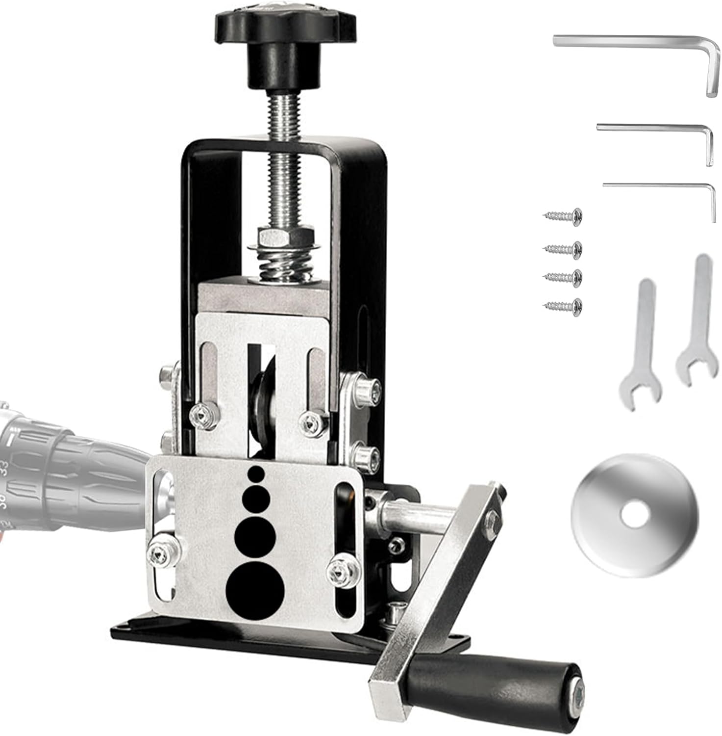 Wire Stripper Machine. 0.04''¨C0.83'' Manual Wire Stripping Machine. Scrap Wire Stripper for Drill. Drill Powered Hand Crank Wire Stripping Machine for Scrap Copper Recycling